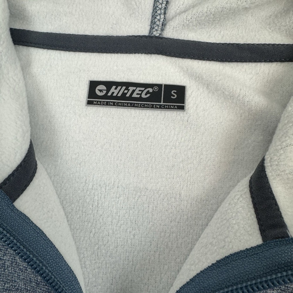 HI-TEC Solitude Womens Fleece Full Zip Hoodie Sweater Blue - S - Picture 3 of 6